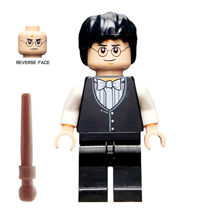 LEGO Minifigure - Harry Potter - Yule Ball Vest and Bow Tie, Tuxedo (2011) [HARRY POTTER]