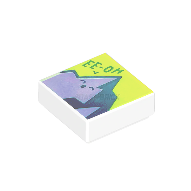 LEGO Minifigure Accessory - Tile, "EE-OH" Sign, Mountain (1 x 1 Tile) [3070b]