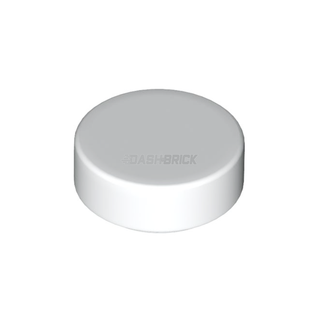 LEGO Tile, Round 1 x 1 , White [98138] 6284572