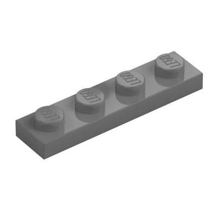 LEGO Plate, 1 x 4, Dark Grey [3710] 4211001