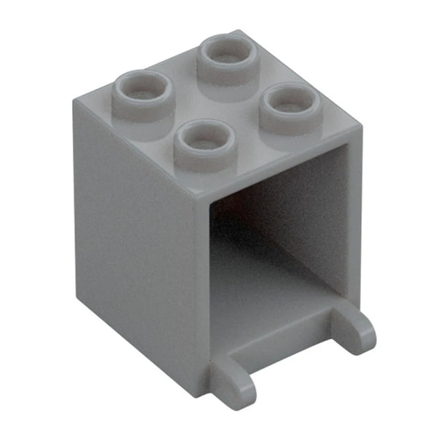 LEGO Container, Box, Letterbox, Mailbox, Cupboard 2 x 2 x 2, Light Grey [4345] 30060 4211491