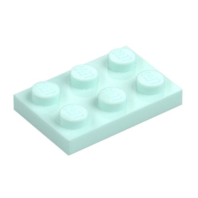 LEGO Plate, 2 x 3, Light Aqua [3021] 6426724