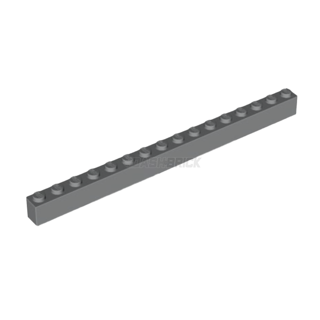 LEGO Brick 1 x 16, Dark Grey [2465] 4210783