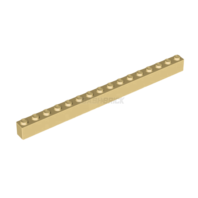 LEGO Brick 1 x 16, Tan [2465] 4295313