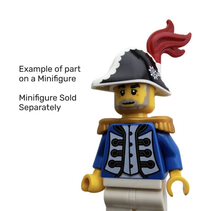 LEGO Minifigure Part - Epaulettes, Shoulder, (Sailor/Soldier) Pearl Gold [2526] 6306071