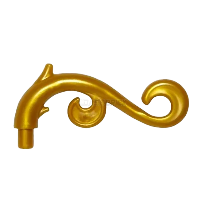 LEGO Plant Stem, Curved with 2 Thorns and 2 Swirls, Ornament [28870] 6172437