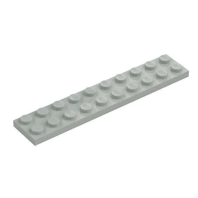 LEGO Plate, 2 x 10, Light Grey [3832] 4211462