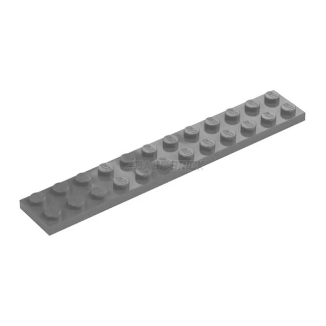 LEGO Plate 2 x 12, Dark Grey [2445] 4211067