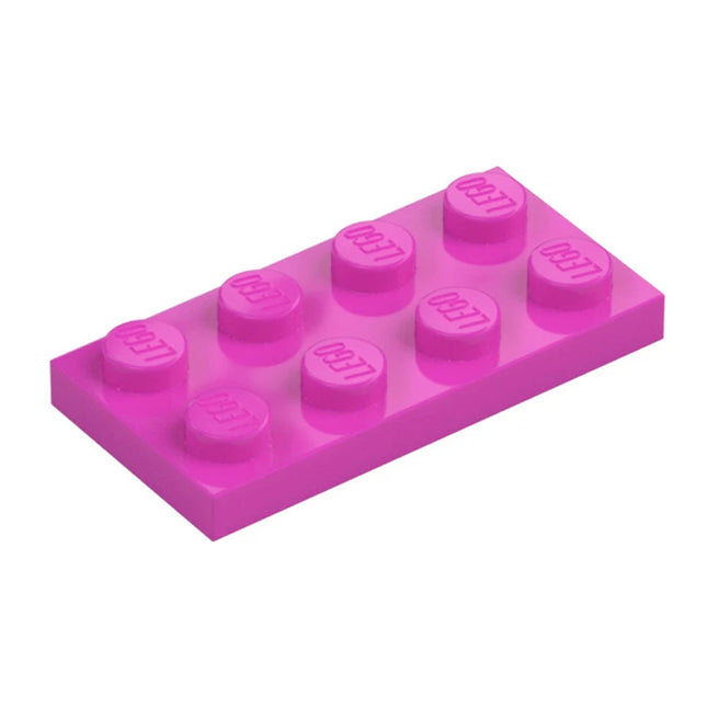 LEGO Plate, 2 x 4, Dark Pink [3020] 6056263