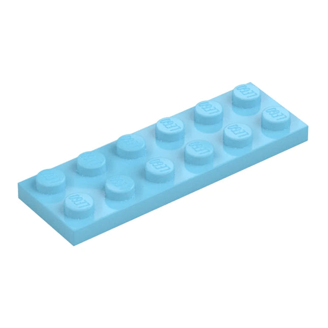 LEGO Plate 2 x 6, Medium Azure [3795] 6146926