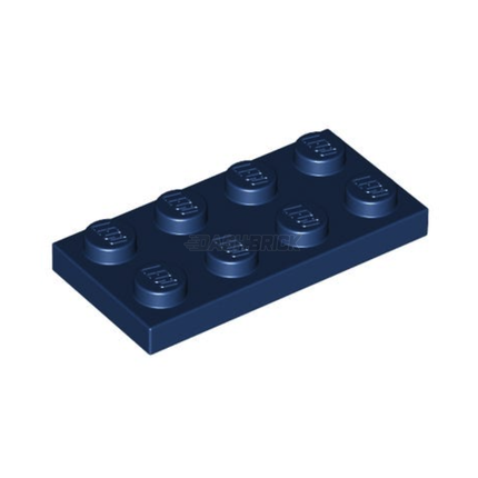 LEGO Plate, 2 x 4, Dark Blue [3020] 4667595