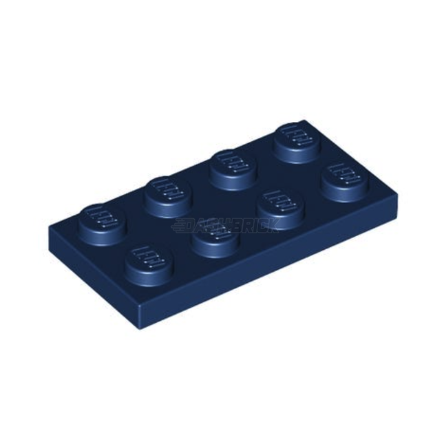 LEGO Plate, 2 x 4, Dark Blue [3020] 4667595