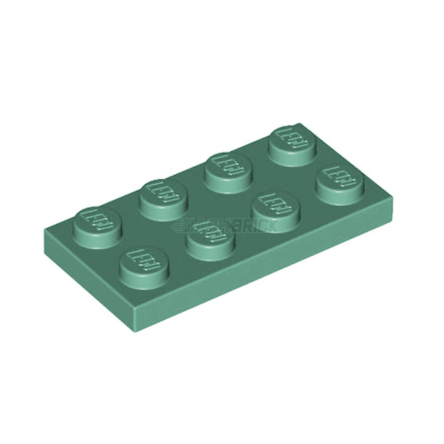 LEGO Plate, 2 x 4, Sand Green [3020] 6249817