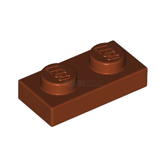 LEGO Plate 1 x 2, Dark Orange [3023] 4570877