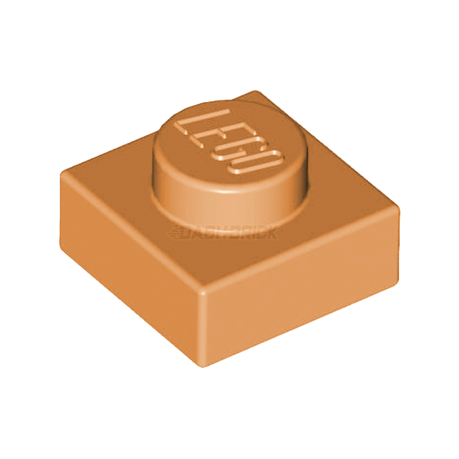 LEGO Plate, 1 x 1, Medium Nougat [3024]