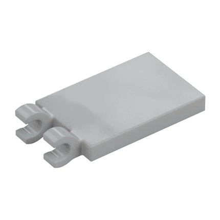 LEGO Tile, Modified 2 x 3 with 2 Clips, Light Grey [30350b] 6174935