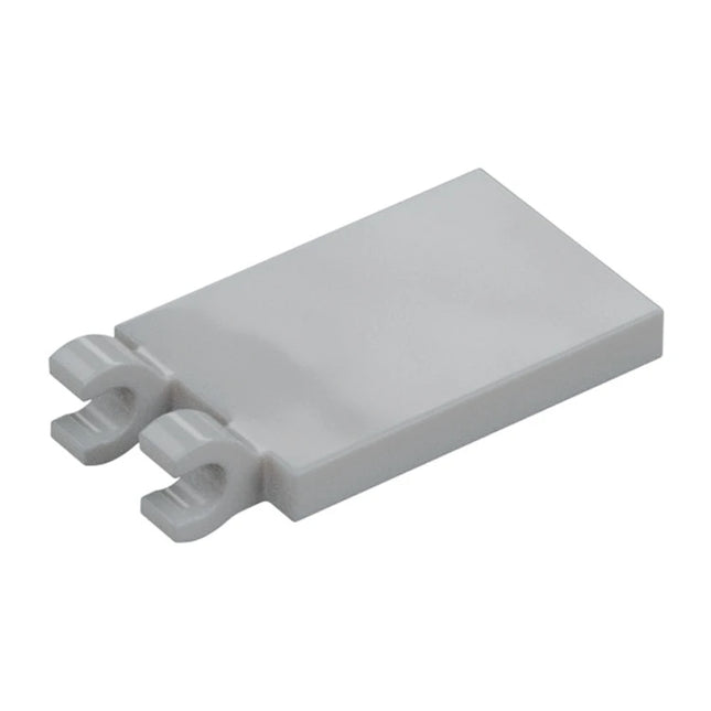 LEGO Tile, Modified 2 x 3 with 2 Clips, Light Grey [30350b] 6174935