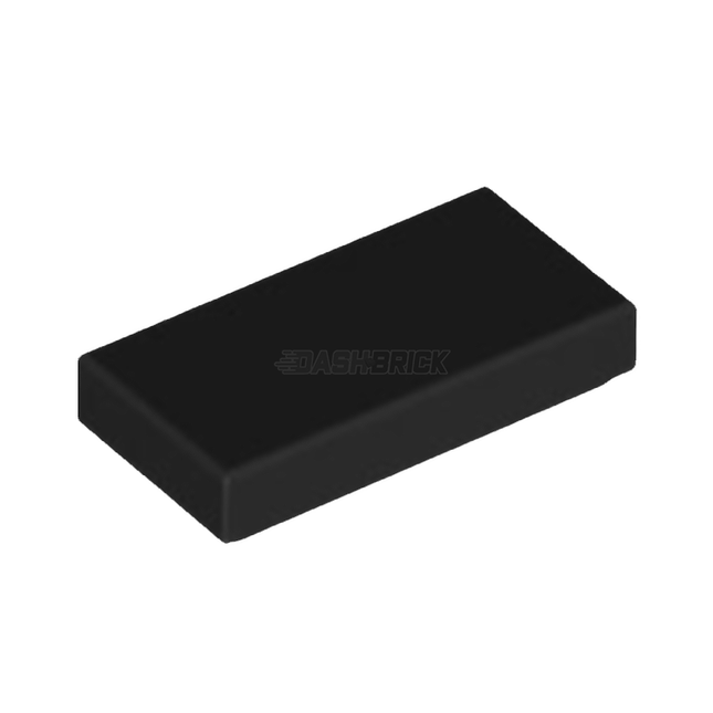 LEGO Tile 1 x 2, Black [3069b] 306926