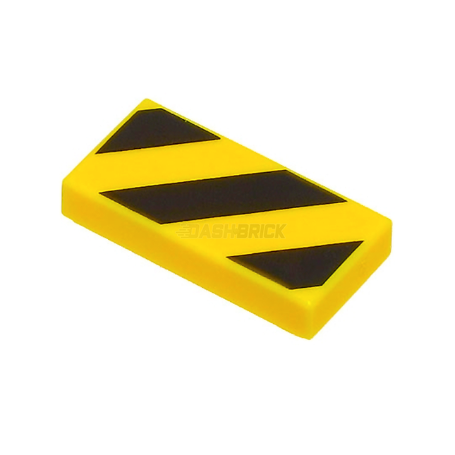 LEGO Minifigure Accessory - Tile, Danger/Caution/Warning Sign, Yellow [3069bpb1035] 6329649