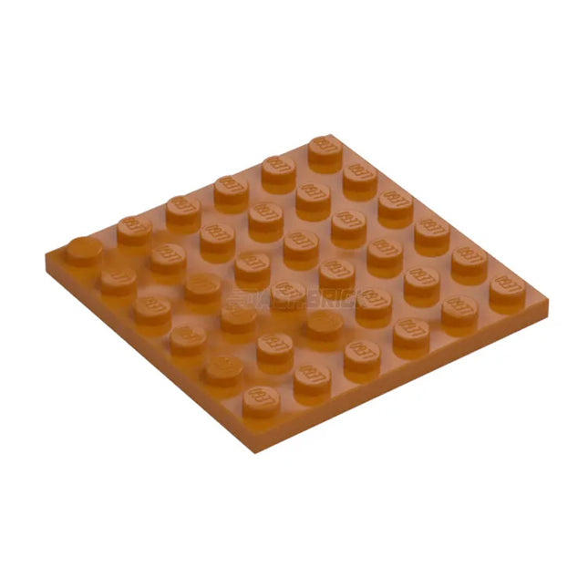 LEGO Plate, 6 x 6, Medium Nougat [3958] 6351288