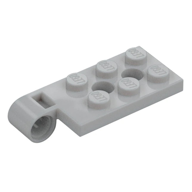 LEGO Hinge Plate 2 x 4 with Pin Hole and 2 Holes - Top, Light Grey [43045] 6256117