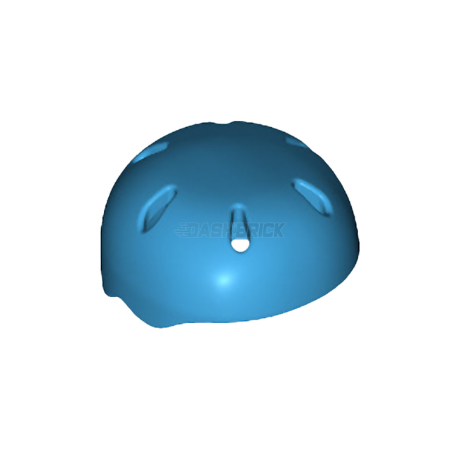 LEGO Minifigure Part - Helmet Sports,  Vents, Skateboard/Cycling, Dark Azure [46303] 6225073