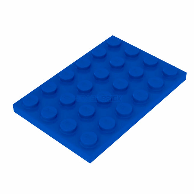 LEGO Plate, 4 x 6, Blue [3032] 303223