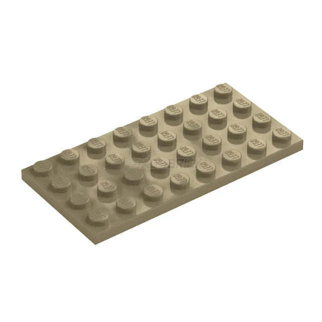 LEGO Plate 4 x 8, Dark Tan [3035] 6006524