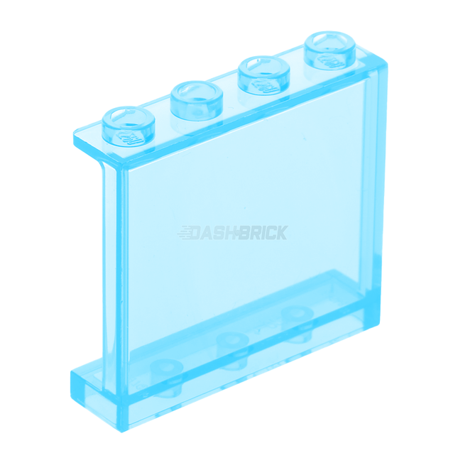 LEGO Panel 1 x 4 x 3, Side Supports, Hollow Studs, Trans-Light Blue [60581] 6245267