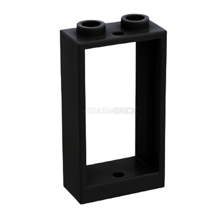 LEGO Window Frame 1 x 2 x 3 Flat Front, Black [60593] 6468344