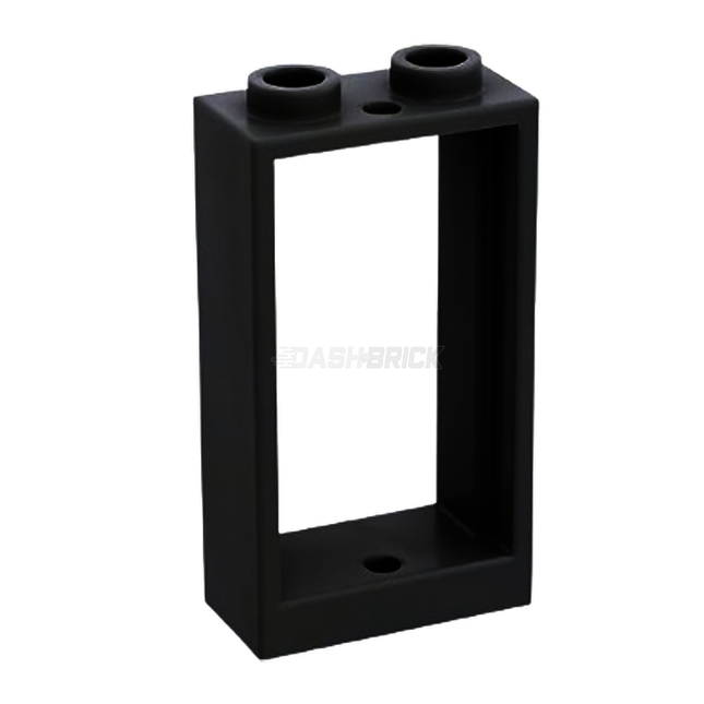 LEGO Window Frame 1 x 2 x 3 Flat Front, Black [60593] 6468344