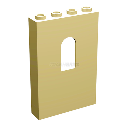 LEGO Panel 1 x 4 x 5 Wall with Window, Tan [60808] 6006789