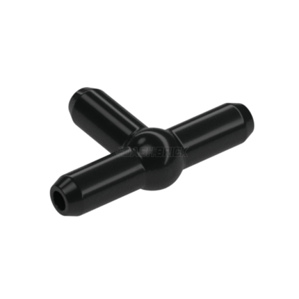 LEGO Bar, Pneumatic T Piece Second Version (T Bar with Ball in Center), Black [4697b] 6104209