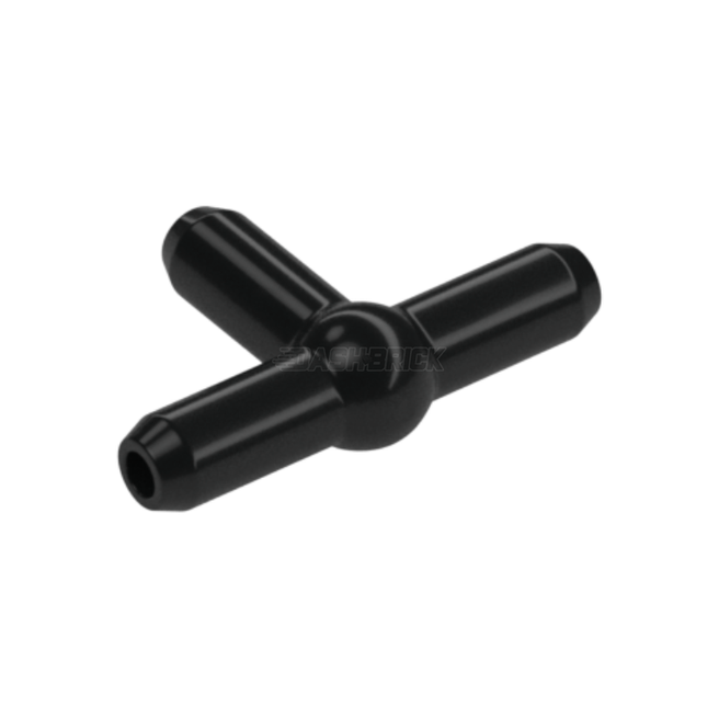 LEGO Bar, Pneumatic T Piece Second Version (T Bar with Ball in Center), Black [4697b] 6104209