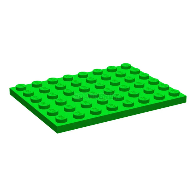 LEGO Plate 6 x 8, Bright Green [3036] 6340684