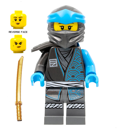 LEGO Minifigure - Nya - Core, Shoulder Pad (2022) [NINJAGO]