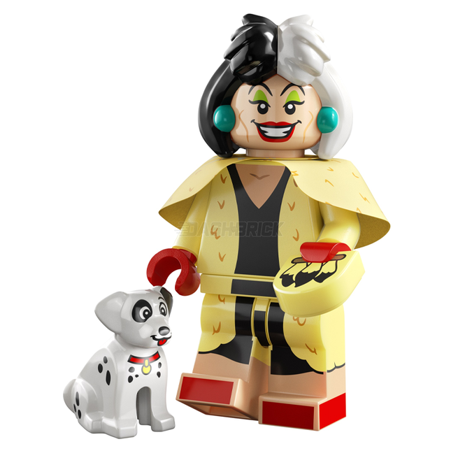 LEGO Collectable Minifigures - Cruella de Vil & Dalmatian Puppy (13 of 18) [Disney 100]