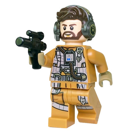 LEGO Minifigure - Resistance Speeder Pilot (Nodin Chavdri) (2018) [STAR WARS]