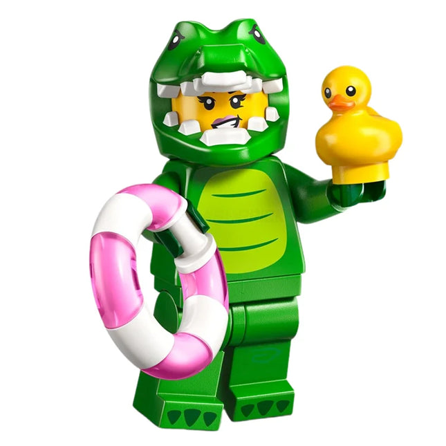 LEGO Collectable Minifigures - Crocodile Costume Fan (8 of 12) [Series 28] Animal Series