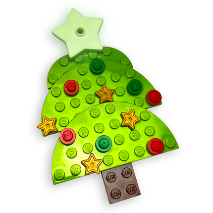 LEGO Christmas Tree Decoration - 6 Pack: Save 15% [MiniMOC]
