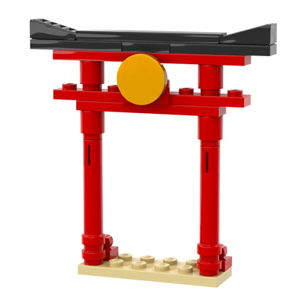 LEGO "Torii Gate" - Traditional Japanese Shrine Entrance [MiniMOC]