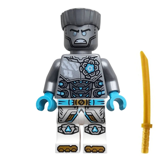 LEGO Minifigure - Zane - Dragons Rising, Flat Silver Torso, Angry (2025) [NINJAGO]