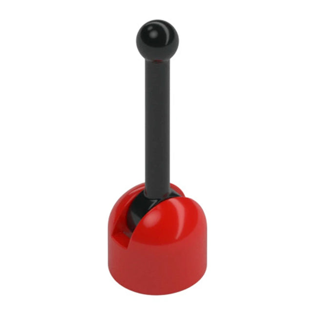 LEGO Antenna Small Base with Black Lever, Red (4592 / 4593) [4592c02] 74335