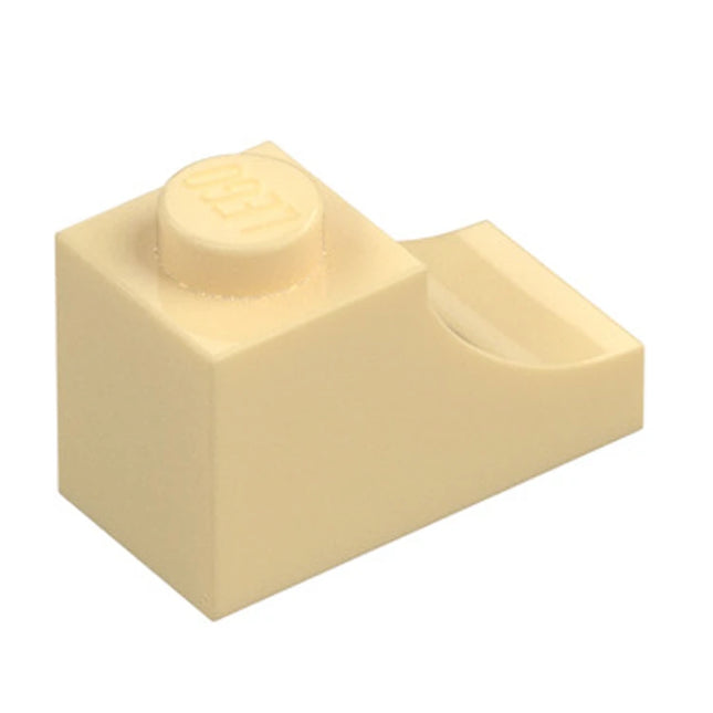 LEGO Brick, Arch 1 x 2 Inverted, Outside Half Arch, Tan [78666] 6383295