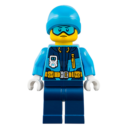 LEGO Minifigure - Male, Beanie, Ski Goggles, Jacket (2018) [CITY]