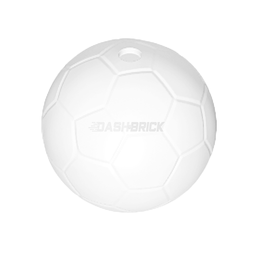 LEGO Minifigure Accessory - Ball, Soccer/Football/Basketball, White, GBC [72824]