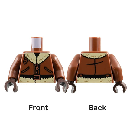 LEGO Minifigure Part - Torso Jacket, Aviator Bomber Jacket [973pb5956c02] 6554334