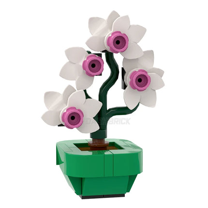 LEGO "Brickanicals #4" Orchids in Green Pot [MiniMOC]