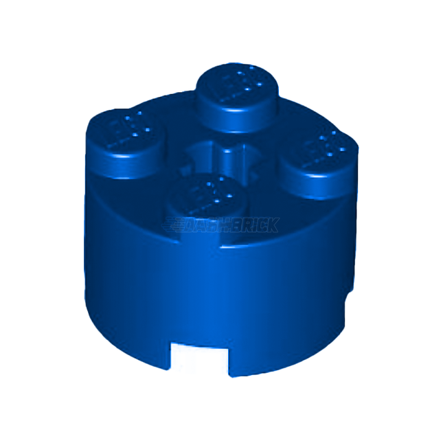 LEGO Brick, Round 2 x 2 with Axle Hole, Blue [3941] 614323