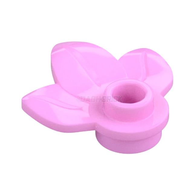 LEGO Plant Plate, Round 1 x 1 with 3 Leaves, Bright Pink [32607] 6443651